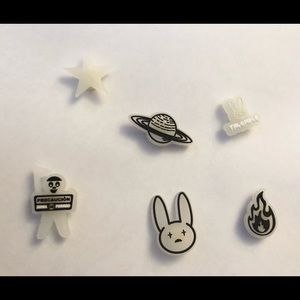 Bad bunny croc charms